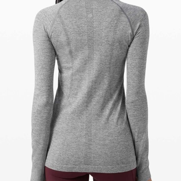 Lululemon Swiftly Tech Long Sleeve 2.0, Women's Size 6, Slate / White Color - Picture 3 of 8